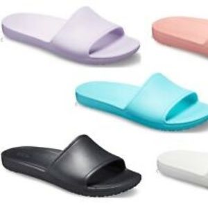 Lavender Crocs Sloane Slide Sandal (Size 9)